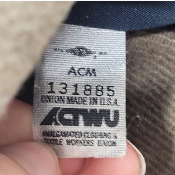 London Fog Vintage 80s Union Made‎ Blue Single Breasted Lined Trench Coat 40S - Picture 15 of 16